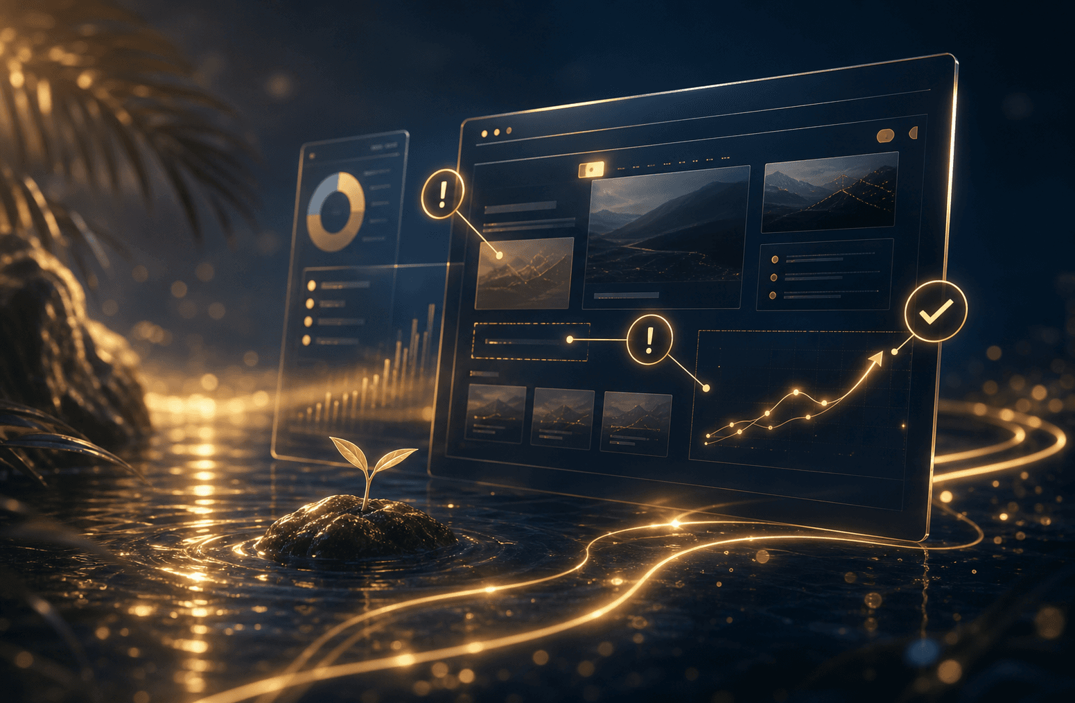 Campaign and conversion performance dashboard